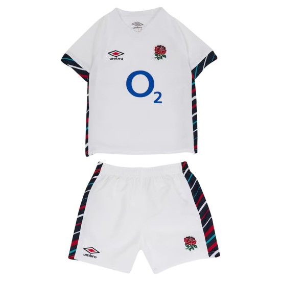 Kid's England Rugby 2024/25 Home Kit Kid's England Rugby 2024/25 Home Kit