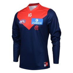 Women's Melbourne Demons 2024 Home Long Sleeve Guernsey
