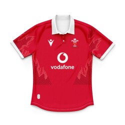 Kid's Wales Rugby 2024 Home Polo Shirt