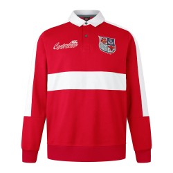 Men's British & Irish Lions 2025 Long Sleeve Heritage Shirt - Red