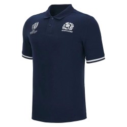 Men's Scotland Rugby 2023 Home Blue Polo Shirt