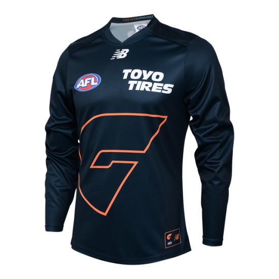 Men's GWS Giants 2025 Third Never Surrender Long Sleeve Guernsey