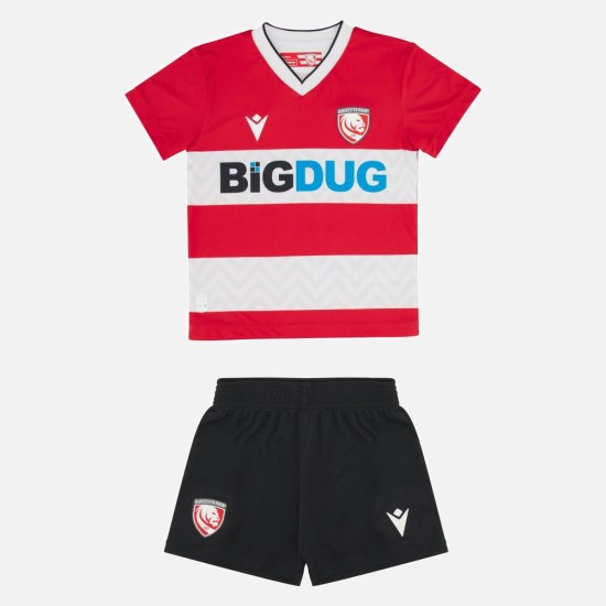 Kid's Gloucester Rugby 2025/26 Home Kit Kid's Gloucester Rugby 2025/26 Home Kit