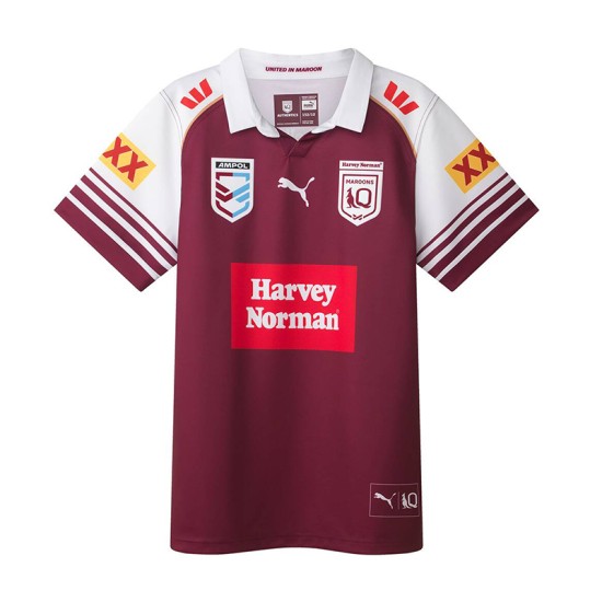 Kid's QLD Maroons 2026 Third Harvey Norman Shirt Kid's QLD Maroons 2026 Third Harvey Norman Shirt