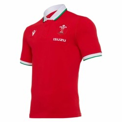 Men's Wales Rugby 2021 Home Polo Shirt