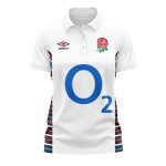 Women's England Rugby 2024/25 Home Polo Shirt Women's England Rugby 2024/25 Home Polo Shirt
