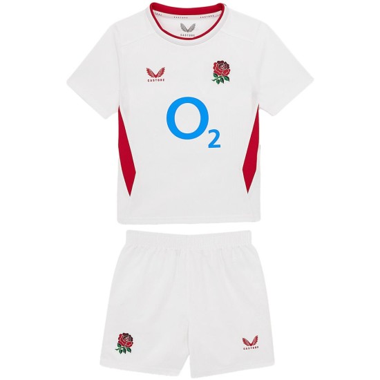 Kid's England Rugby 2025/26 Home Kit Kid's England Rugby 2025/26 Home Kit